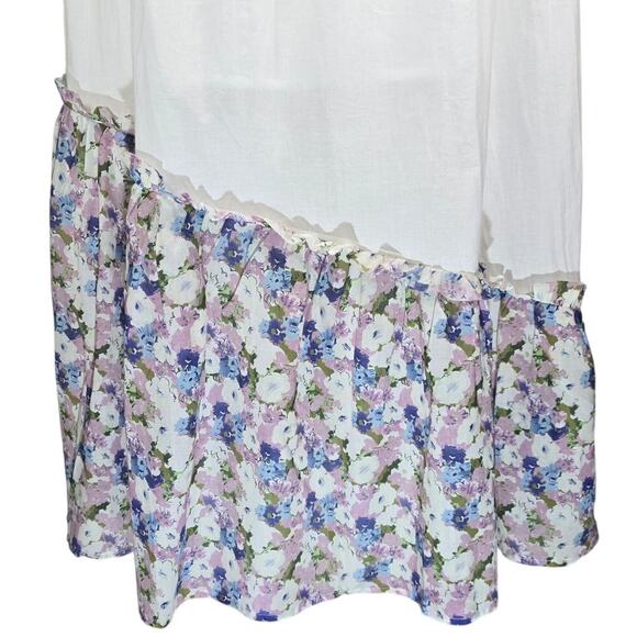 Adobe Lane Stunning Wildflower Boheimian Flirty Stunning Vacation Dress M NWT - Picture 2 of 7